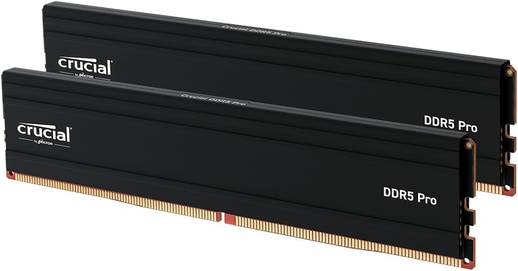 Crucial Ram Desktop Pro Series 32GB (2x16GB) 6000MHZ DDR5 Crucial Ram Desktop Pro Series 32GB (2x16GB) 6000MHZ DDR5
